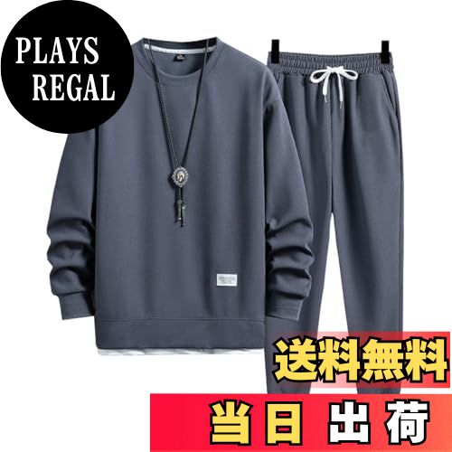 【送料無料】[SUKINANA] tシャツ メンズ 上下セット 重ね着風 長袖 通気性 速乾 スポーツウェア 快適 ..