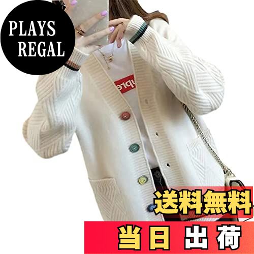 【送料無料】[fyetemon] ニット カーディガン レディースVネック春 秋 冬 着痩 セーター カジュアル6色..