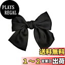 【送料無料】FASELE ヘアクリップ バレッタ 蝶結び 大人 可愛い 髪留め 髪飾り ヘアアクセサリー ビッグリボン シンプル スプリングクリップ lolita ファッション おしゃれ 入学 結婚式 フォーマル 通勤 色:ブラック1#