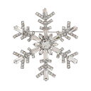 【送料無料】FASELE ブローチ 雪の華 可愛い 優雅的 ジルコニア コサージュ 胸飾り キラキラ 卒業式 入学式 結婚式 セレモニー フォーマル ジャケット...