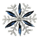 【送料無料】FASELE ブローチ 雪の華 可愛い 優雅的 ジルコニア コサージュ 胸飾り キラキラ 卒業式 入学式 結婚式 セレモニー フォーマル ジャケット...