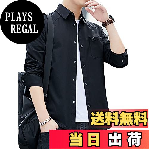 【送料無料】[foveitaa] メンズ シャツ 長袖 ワイシャツ ビジネス yシャツ カジュアル カッターシャツ ..