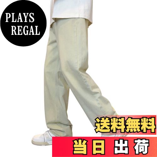 【送料無料】[YAYOKYA] ジーンズ メンズ ワイド デニムパンツ ウエストゴム 大きいサイズ ズボン ゆっ..