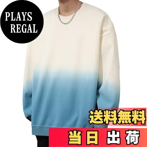 【送料無料】[Wisdom Leaves] パーカー メンズ トップス トレーナー オーバーサイズ 無地 人気 プルオーバー カジュアル おしゃれ シンプル オシャレ ドロップショルダー ゆったり 春秋服 色：ホワイト、サイズ：L