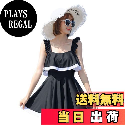 【送料無料】[VOKLLIYU] レディース 水着 バッククロス ワンピース水着 大人 無地 可愛い ビスチェ 肌..