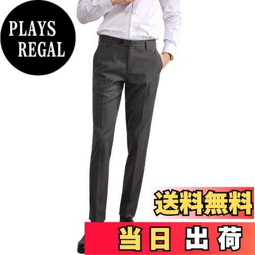 【送料無料】[VYOOU] メンズ スラックス ビジネス スーツパンツ ノータック 通勤 ロングパンツ フォー..