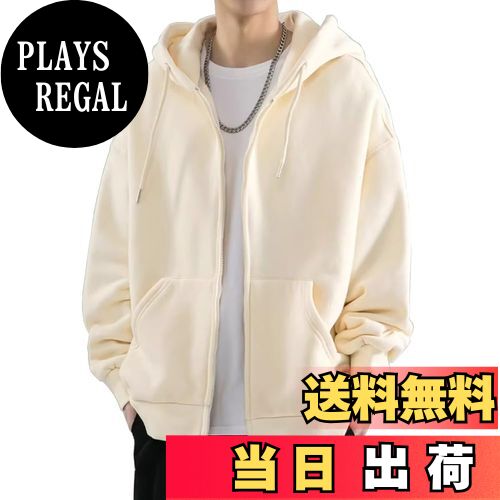 【送料無料】[TASOGARA] パーカー メンズ スウェット 裏起毛 長袖 無地 ジップアップ ゆったり フード..