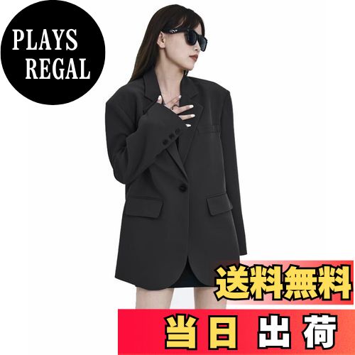 【送料無料】[TASOGARA] テーラード ジャケット レディース ブレザー アウター 長袖 春 秋 シンプル きれいめ 大人 上品 エレガント オフィス カジュアル 通勤 色：ブラック、サイズ：M