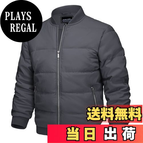 【送料無料】[TACVASEN] メンズ ジャケット ウィンドブレーカー 保温 防寒服 無地 作業ジャケット 大きさサイズ アウトドアウエア 登山 中綿 カジュアルジャケット 冬服 旅行 色：ブラック、サイズ：L