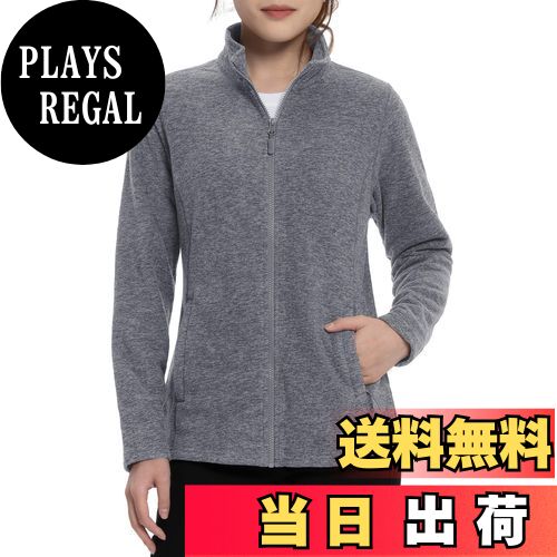 【送料無料】[TACVASEN] フリースジャケット レディース 薄手 ジップアップ 大きいサイズ 軽量 パーカ..