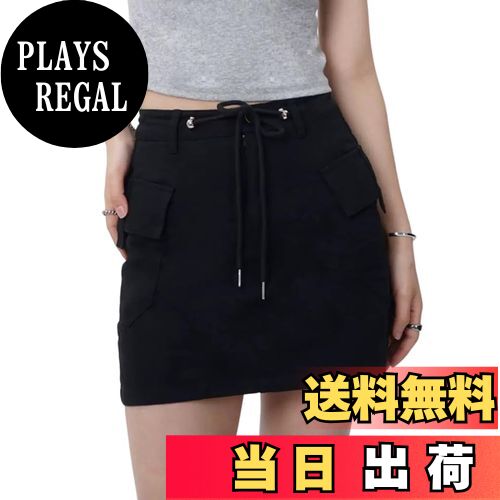 【送料無料】[syvent] 3色 スカート レディース デニム ミニスカート ミリタリー ポケット付き デニム..