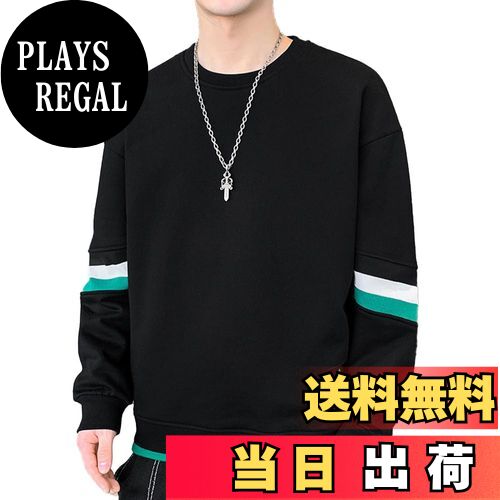 【送料無料】[SUKESEM] トレーナー メンズ 長袖 パーカー 秋服 丸襟 Tシャツ 大きいサイズ 人気 柔らか..