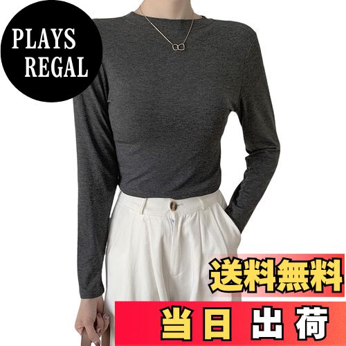 【送料無料】[Guooryvner] グオーリーブナー 長袖 Tシャツ レディース クルーネック トップス トレーナ..