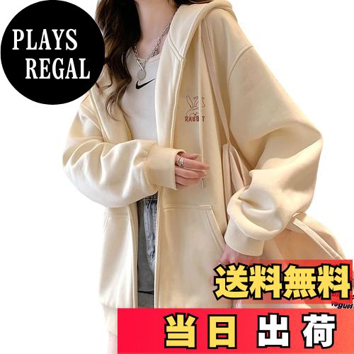 【送料無料】[Guooryvner] グオーリーブナー パーカー レディース ジップ コート スウェット 長袖 ロゴ..