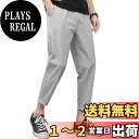 【送料無料】WOFOSY 接触冷感 パンツ メンズ 9分丈 夏 ストレッチ アイスシルクパンツ ゆったり 吸水速乾 薄手 イージーパンツ 涼しい 清涼 涼感 エアパンツ SY238 色:グレー、サイズ:L