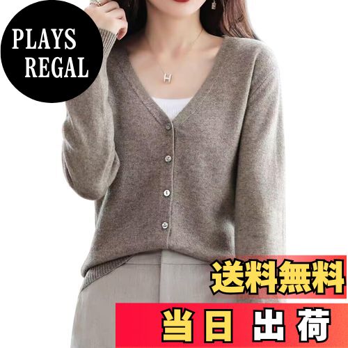 【送料無料】[OKJCON] カーディガン レディース 夏 ニット 無地 長袖 vネック オフィス おしゃれ 大き..