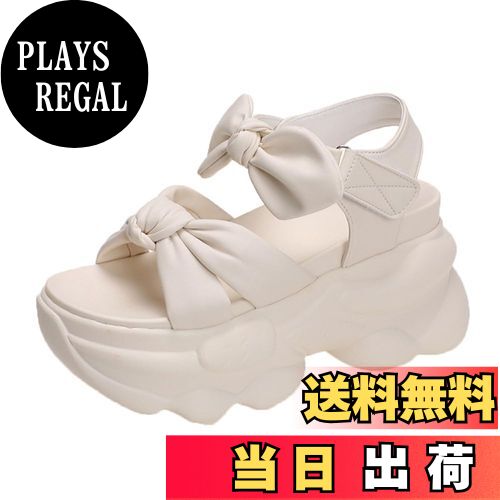 【送料無料】[NOLCCTN] レディース サンダル 厚底 ファッションサンダル 蝶結び リボン フラット ヒー..