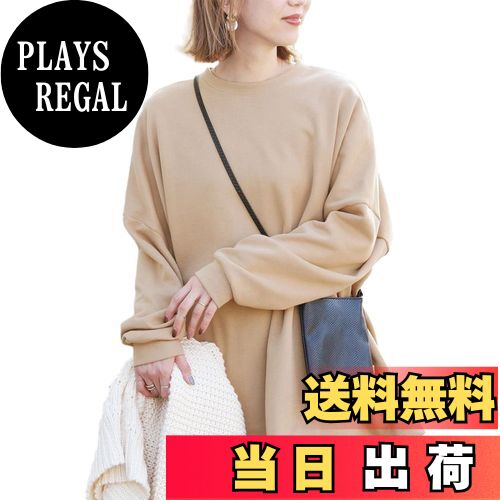 【送料無料】[NONELECEDOLE] トレーナー パーカー レディース スウェット 丸首 長袖 裏起毛 プルオーバ..