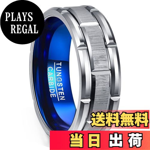 【送料無料】[Nuncad(ヌンカド)] 指輪 メンズ リング タングステン レアメタル 平打ち 金属アレルギーフリー 大きいサイズ