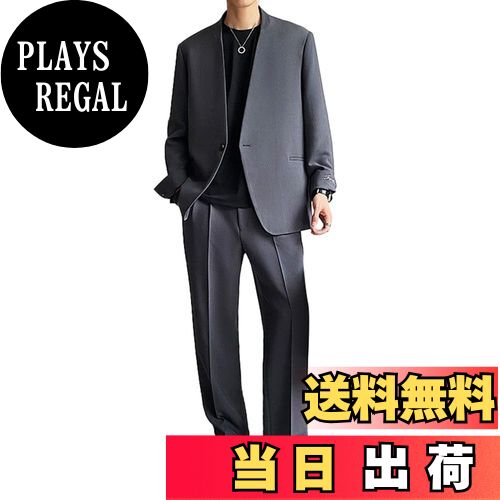 【送料無料】[NOLCCTN] テーラード スーツ メンズ セットアップ 春夏秋冬 アクティブ スリム スラック..