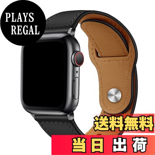 【送料無料】［nobistar］ アップルウォッチ バンド レザー ホワイト 本革 apple watch 7 38mm 40mm 42mm 41mm 44mm 色：ブラック、サイズ：42mm/44mm/45mm