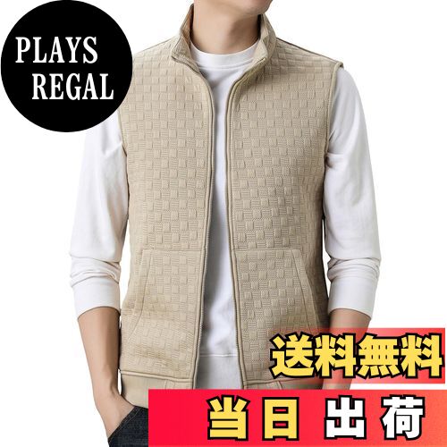 【送料無料】[netero] ベスト メンズ ジャカート 軽量 ノースリーブ 暖かい 防寒 防風 チョッキ ジッパ..