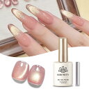 BORN PRETTY ジェルネイル マグネット シルバー 15ML 色:ピンク ゴールドカラー