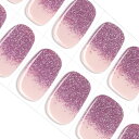 DANNI&TONI ジェルネイルシール ジェルネイルシール 硬化タイプ ネイルシール 硬化タイプ 爪補強保護 防水2週間 長持ち SGS認定済み アレルギー軽減ネイル 色:Canvas of Sparkles