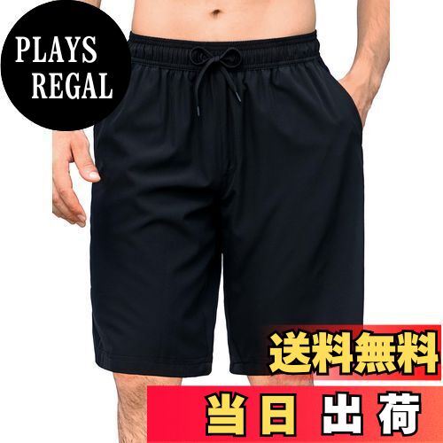 【送料無料】[NARANNBU] ナランブ 水着 メンズ 海水パンツ 膝丈 サーフトランク 夏 新柄 メッシュインナー付き 水陸両用 サウナ 通気速乾抗菌 UVカット/S-3XL 色：P0Aブラック、サイズ：3XL
