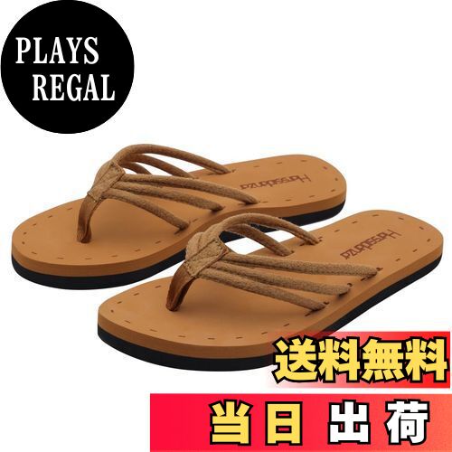 【送料無料】[Harssidanzar] 女性の字が軽やかで快適な夏の砂浜通サンダル、足弓サポートKL221 色：ラクダ頭、サイズ：22.5 cm 2E