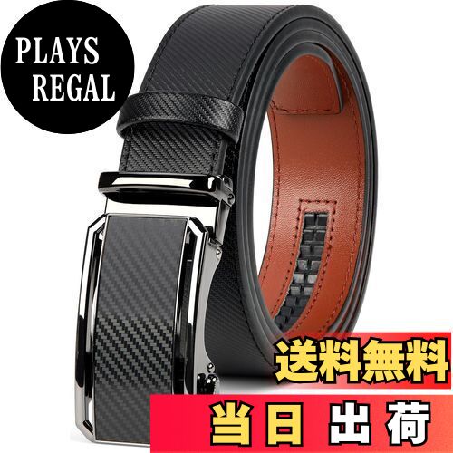 【送料無料】[RAINSMORE] ベルト メンズ 本革 オートロック式 牛革 ビジネス/カジュアル ...