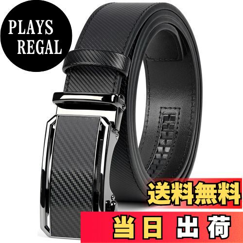 【送料無料】[RAINSMORE] ベルト メンズ 本革 オートロック式 牛革 ビジネス/カジュアル ...