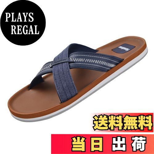 【送料無料】[Harssidanzar] 夏のクロススケートサンダル快適で軽やかな足弓サポートスケート靴メンズサンダル KM234JP 色：海軍、サイズ：25.5 cm