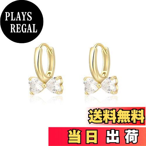 【送料無料】MIKAMU リボン フープピアス レディース 人気 最高級ジルコニア 18K 18金 人気 レディース リボン フープピアス 安心の 金属アレルギ...