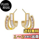 【送料無料】MIKAMU 貝殻 ピアス レディース 18K 18金RGP 人気 ミニ カーブ ピアス 安心の 金属アレルギー対応 ギフト ジュエリー 専用ボック...