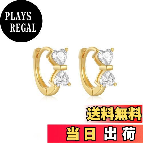 【送料無料】MIKAMU リボン リング ピアス レディース CZダイヤモンド シルバー925 純銀製 金属アレルギー対応 人気 フープ ピアス レディース ジ...