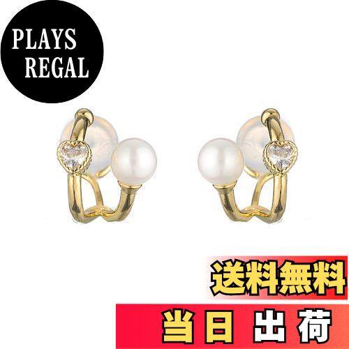 【送料無料】MIKAMU パール ピアス レディース 人気 最高級ジルコニア 18K 18金 人気 レディース ハート ピアス 安心の 金属アレルギー対応 ギフ...