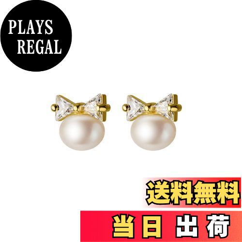 【送料無料】MIKAMU リボン ピアス レディース 最高級 ジルコニア シルバー925 純銀製 金属アレルギー対応 人気 パール ピアス レディース ジュエリ...