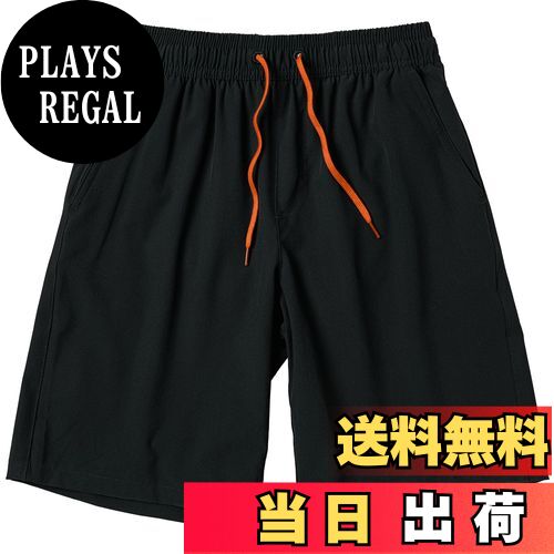 【送料無料】[NARANNBU] ナランブ 水着 キッズ 海水パンツ 短パン ジュニア 男の子 メッシュインナー [UVカット 紫外線対策加工] 水遊び 海パン 夏祭り 色：#kaブラック、サイズ：M