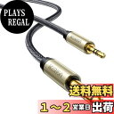 【送料無料】UGREEN オーディオ変換ケーブル 3.5mmミニプラグ to 6.35mm標準プラグ オス-オス ステレオケーブル 2m