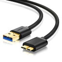 UGREEN USB3.0 MicroB USBケーブル タイプAオス...(2)