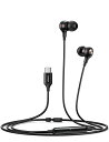 UGREEN タイプc イヤホン 有線HiFi マイク付き カナル型 クリア通話 音量調節 リモコン付き USB C DAC搭載 音漏れ防止 環境ノイズキャンセリング 小型?軽量 防水 iPhone/Android/Galaxy/iPadなど対応