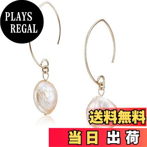 【送料無料】miwaki 淡水パール バロックパール ピアス K14GF K14 ゴールドフィルド アクセサリー シンプル フックピアス レディース 金属アレル...