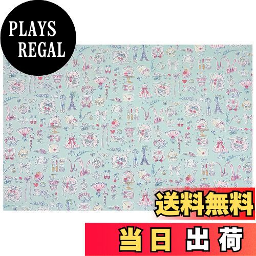 【送料無料】miwaki ランチョンマット 布製 子供 女の子 幼稚園 保育園 シンプル お名前タグ付き 日本製 モチーフ ミントグリーン 犬 うさぎ リボン マカロン パリ バレエ 1枚 S