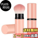 【送料無料】aninako 化粧師/美容師 パウダーブラシ 化粧ブラシ フェイスブラシ 多色選択 【吸着力? 携帯用 収縮式ブラシ】チークブラシ フェイスパウダー ブラシ フェースブラシ 360° 密度の高い毛 ルースパウダー、チーク、メイクアップに 化粧適用 (ピンク)