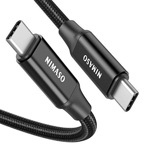 Nimaso USB C Type C ֥ (Gen2)100W/5A® USB3.1 PDб 4K / 60Hz  2m ۥc ֥ MacBook/MacBook Air (2018/2020)iPad Pro(2018/2020)Galaxy Note20Note20 Ultratype cб