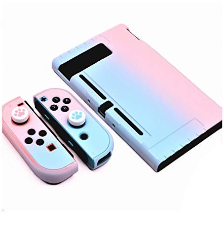 SHEAWA Nintendo Switch用 ケース+スティックカバー 保護ケース 保護カバー かわいい 任天堂ニンテンドースイッチ対応