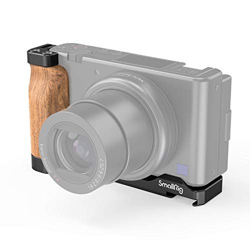 SmallRig Sony ZV1カメラ専用L型プレート 木製ハンドル付き-2936