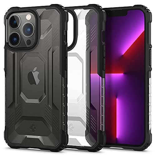 Spigen iPhone13 Pro 用 ケース TPU バンパー 2重構造 米軍MIL規格取得 耐衝撃 カメラ保護 ワイヤレス充電対応 ニトロ・フォース ACS03282 (マット・ブラック)