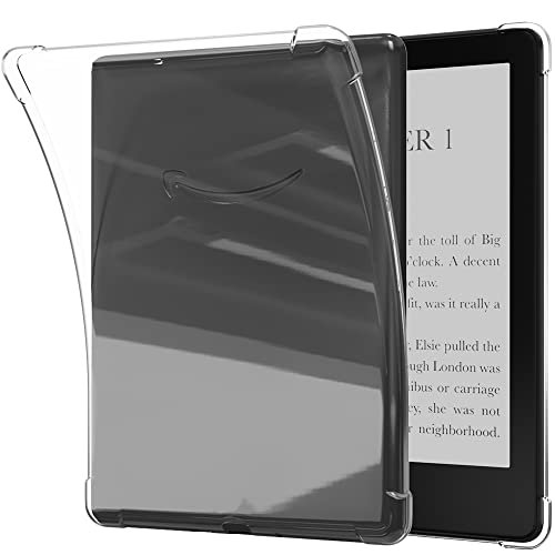 Miimall Kindle Paperwhite 4 ケース 第10世代 2018 Kindle Paperwhite 4 カバー クリア 四角を厚くTPU材質 傷防止 衝撃吸収 超簿軽量 シンプル 装着簡単Kindle Paperwhite 2018 ケース